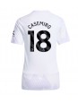 Manchester United Casemiro #18 Replika Borta Kläder Dam 2025-26 Kortärmad Manchester United Casemiro #18 Replika Borta Kläder Dam 2025-26 Kortärmad